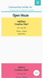 Mobile Screenshot of communitiesunitedinc.org